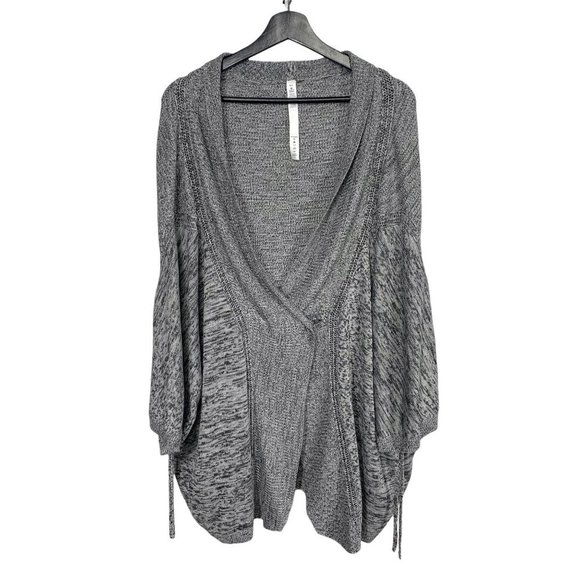 Lululemon Breeze Easy Grey Cashmere Blend Oversized Long Cardigan Medium Large - Picture 1 of 8